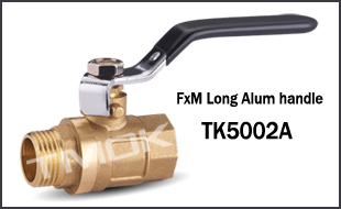 La valve de levier de 1 pouce de TMOK manipule CW617n fileté masculin a forgé le robinet à tournant sphérique en laiton pour le circuit de refroidissement WOG600