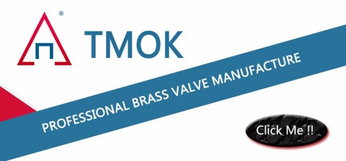 La valve en laiton Hpb57-3 de serrure magnétique de TMOK a forgé pouce en laiton de la soupape à vanne de l'eau 1/2