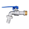 Bibcock en laiton de Logo Customization Handle Water Irrigation de levier bleu verrouillable