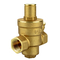 Régulateur de pression d'eau en laiton DN20 BSP 3/4 ''régulateur de pression d'eau PN 1.6 soupape de réduction de pression réglable avec manomètre