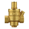 Vanne de régulation de pression d'eau en laiton PN16 1/2 pouces 3/4 pouces avec manomètre